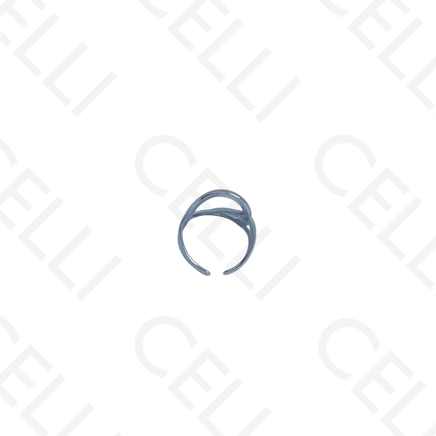 Anel de Aço Ajustável - oval