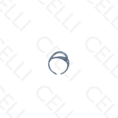 Anel de Aço Ajustável - oval