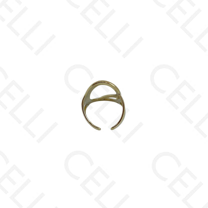 Anel de Aço Ajustável - oval