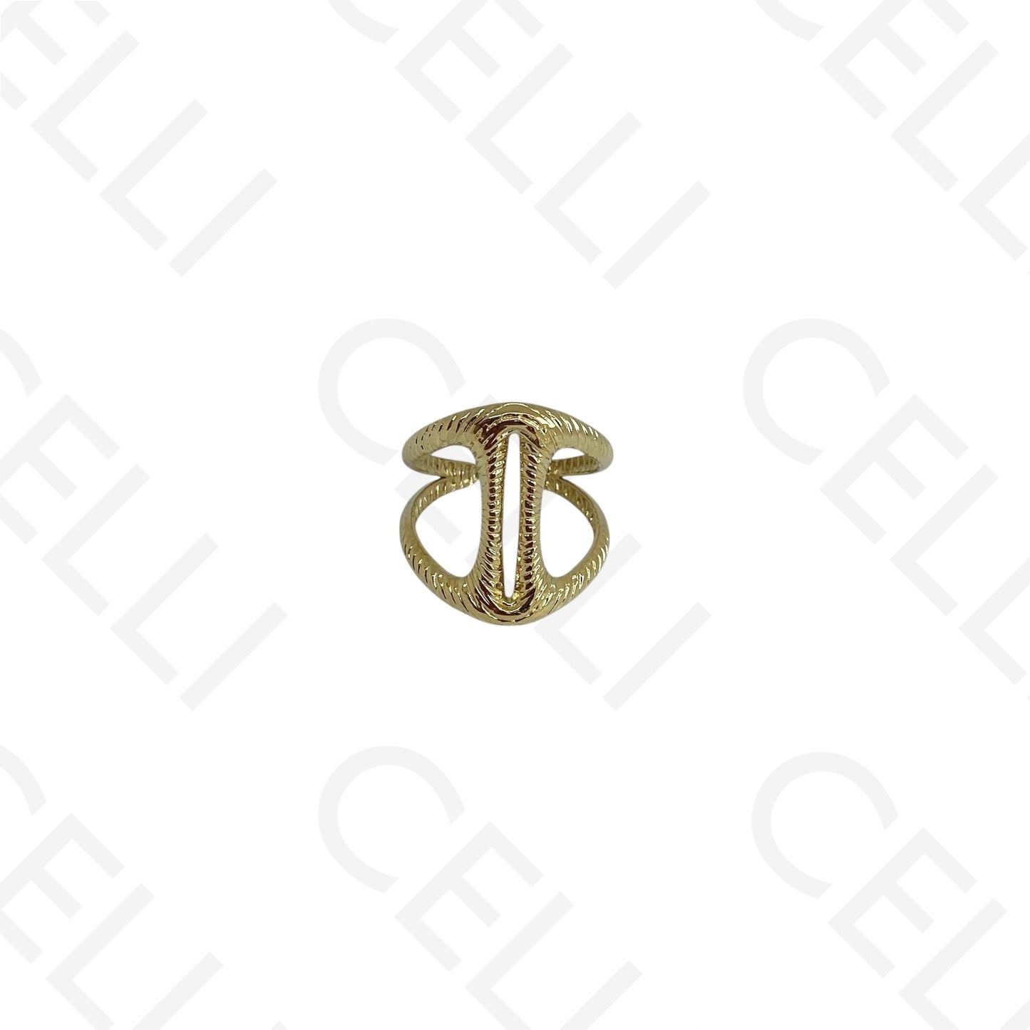 Anel de Aço Ajustável - amassado