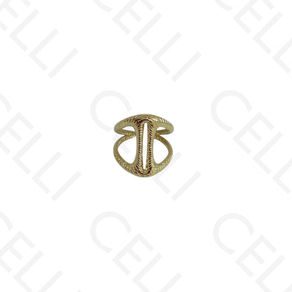 Anel de Aço Ajustável - amassado