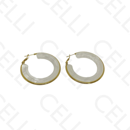 Steel necklace - large fish pendant