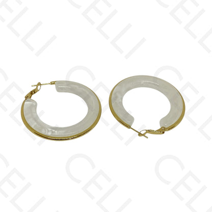 Steel necklace - large fish pendant