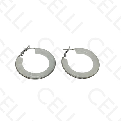 Steel necklace - large fish pendant