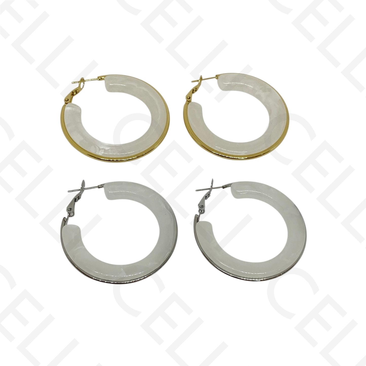 Steel necklace - large fish pendant