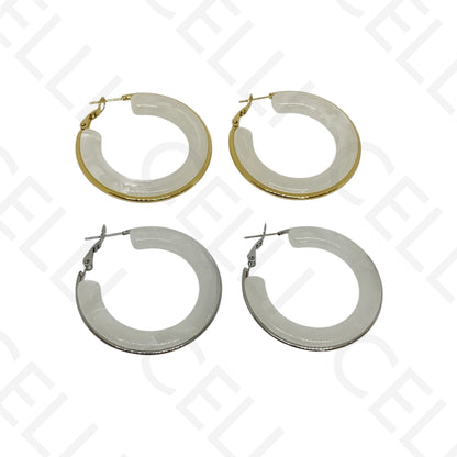 Steel necklace - large fish pendant