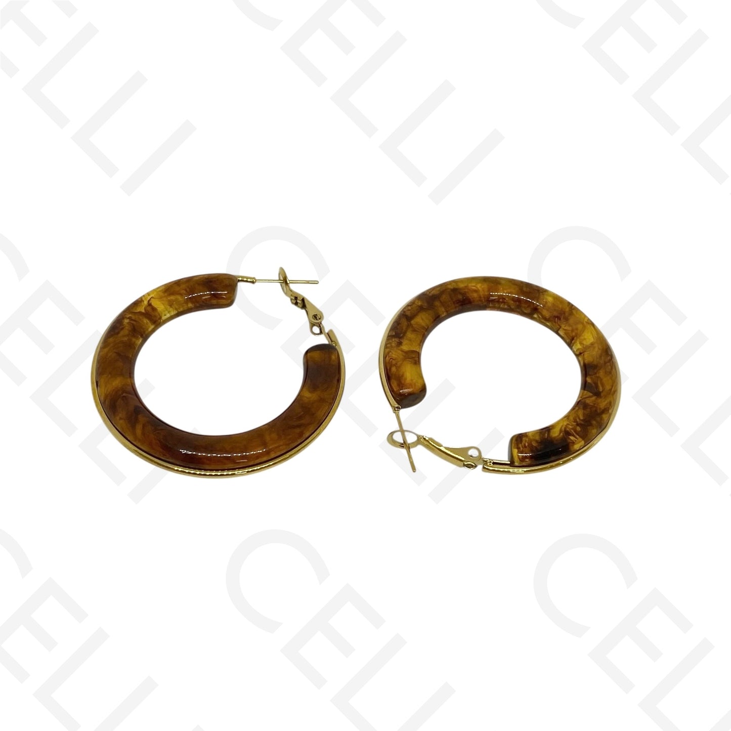 Steel necklace - large fish pendant