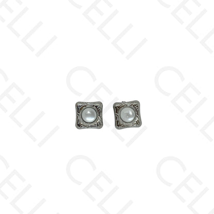 Steel necklace - large fish pendant