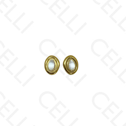 Brinco de aço - oval