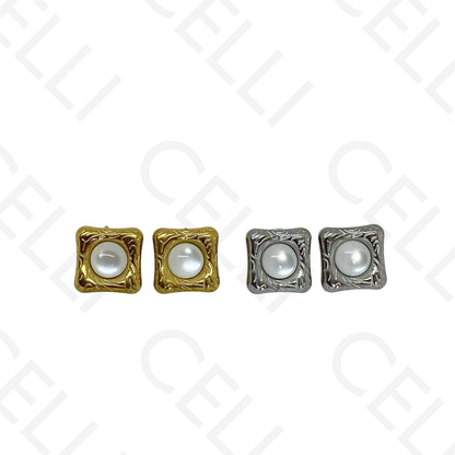 Steel necklace - large fish pendant