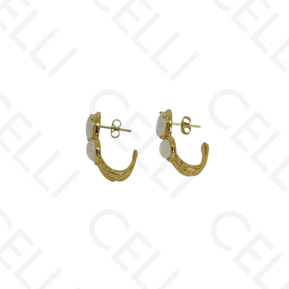 Steel necklace - large fish pendant