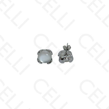 Steel necklace - large fish pendant