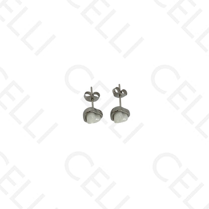 Steel necklace - large fish pendant