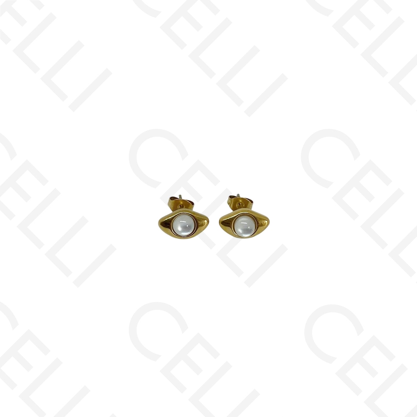 Steel necklace - large fish pendant