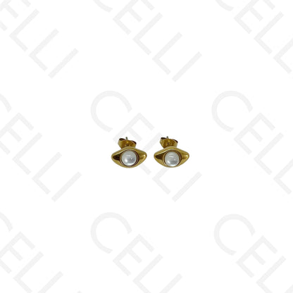 Steel necklace - large fish pendant