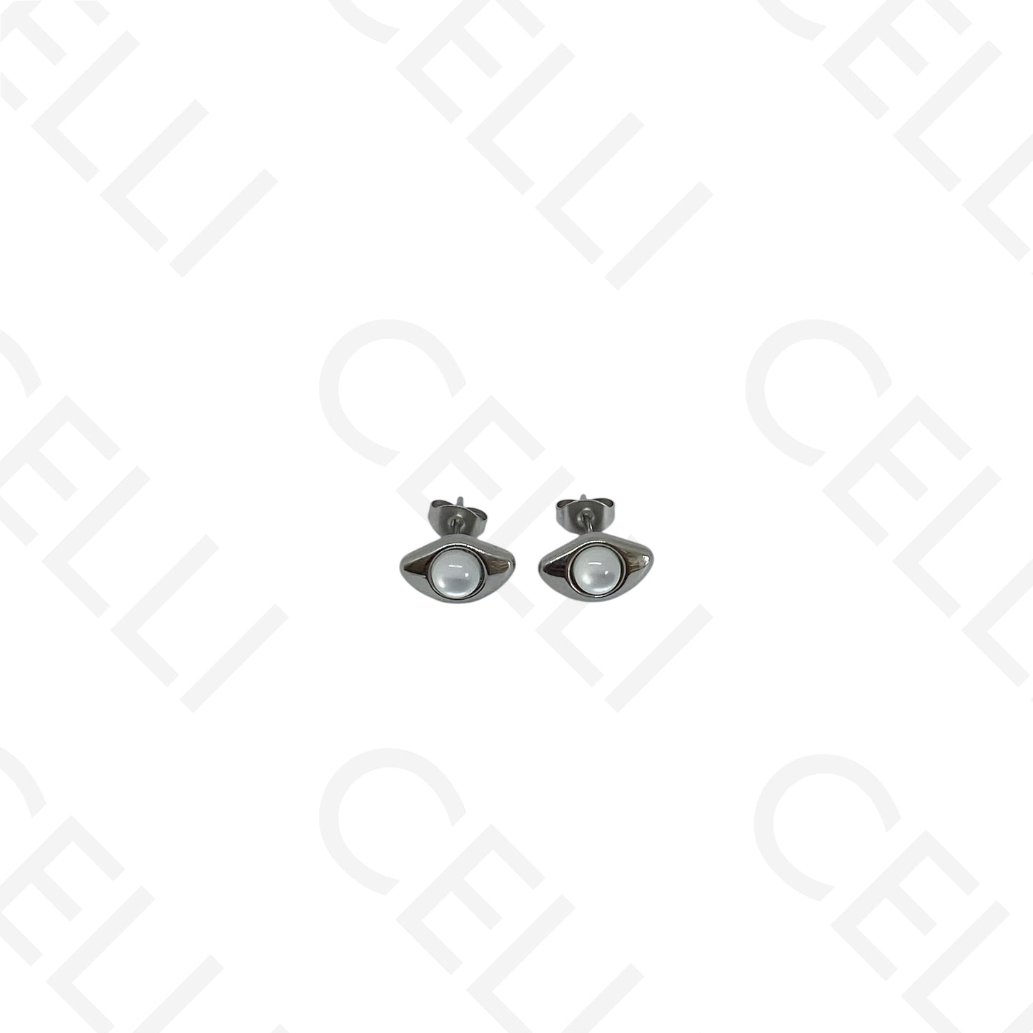 Steel necklace - large fish pendant