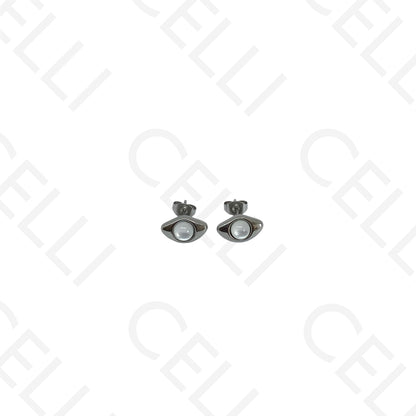 Steel necklace - large fish pendant