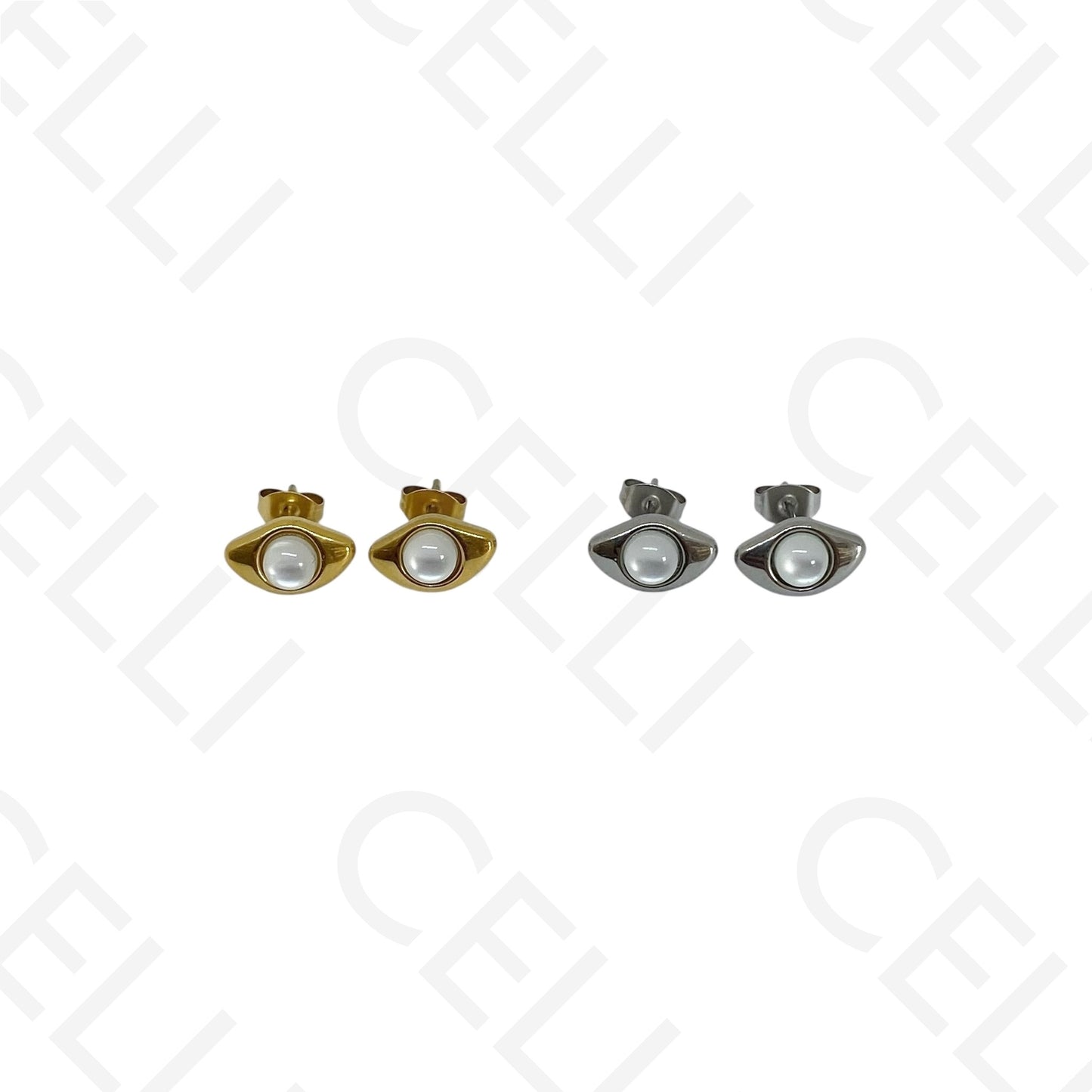 Steel necklace - large fish pendant