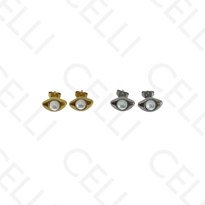 Steel necklace - large fish pendant