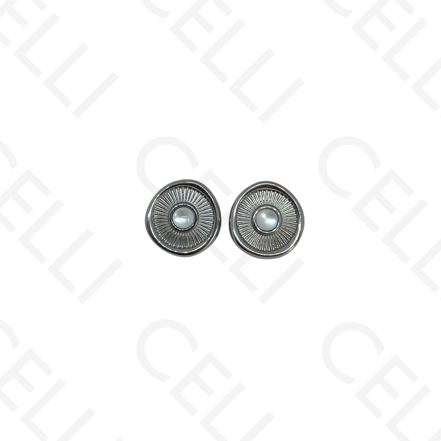 Brinco de aço - sol redondo