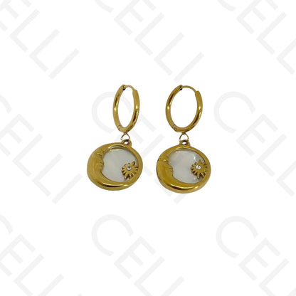 Steel necklace - large fish pendant