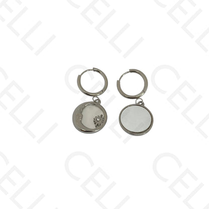 Steel necklace - large fish pendant