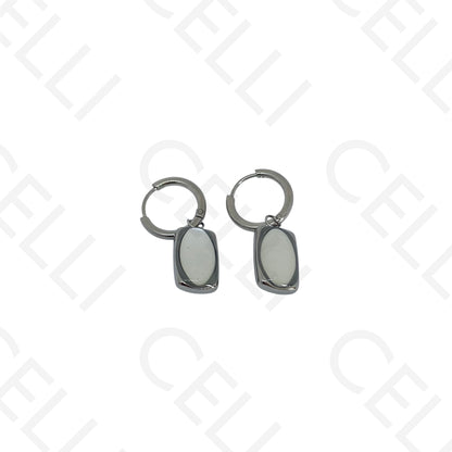 Steel necklace - large fish pendant