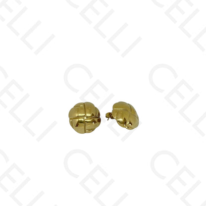 Brinco de aço - botão