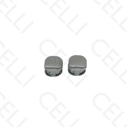 Brinco de aço - quadrado trabalhado