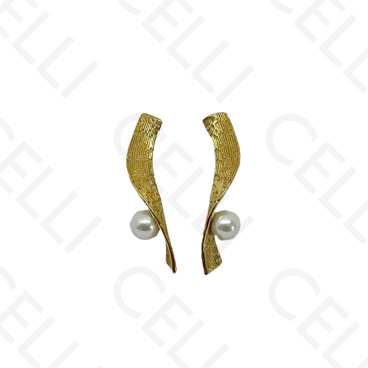 Pendiente de acero - con perla