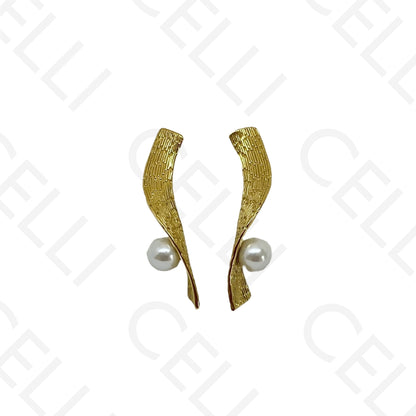 Pendiente de acero - con perla