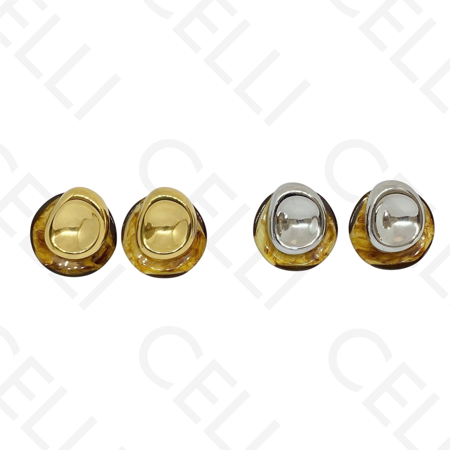 Pendiente de acero - con resina