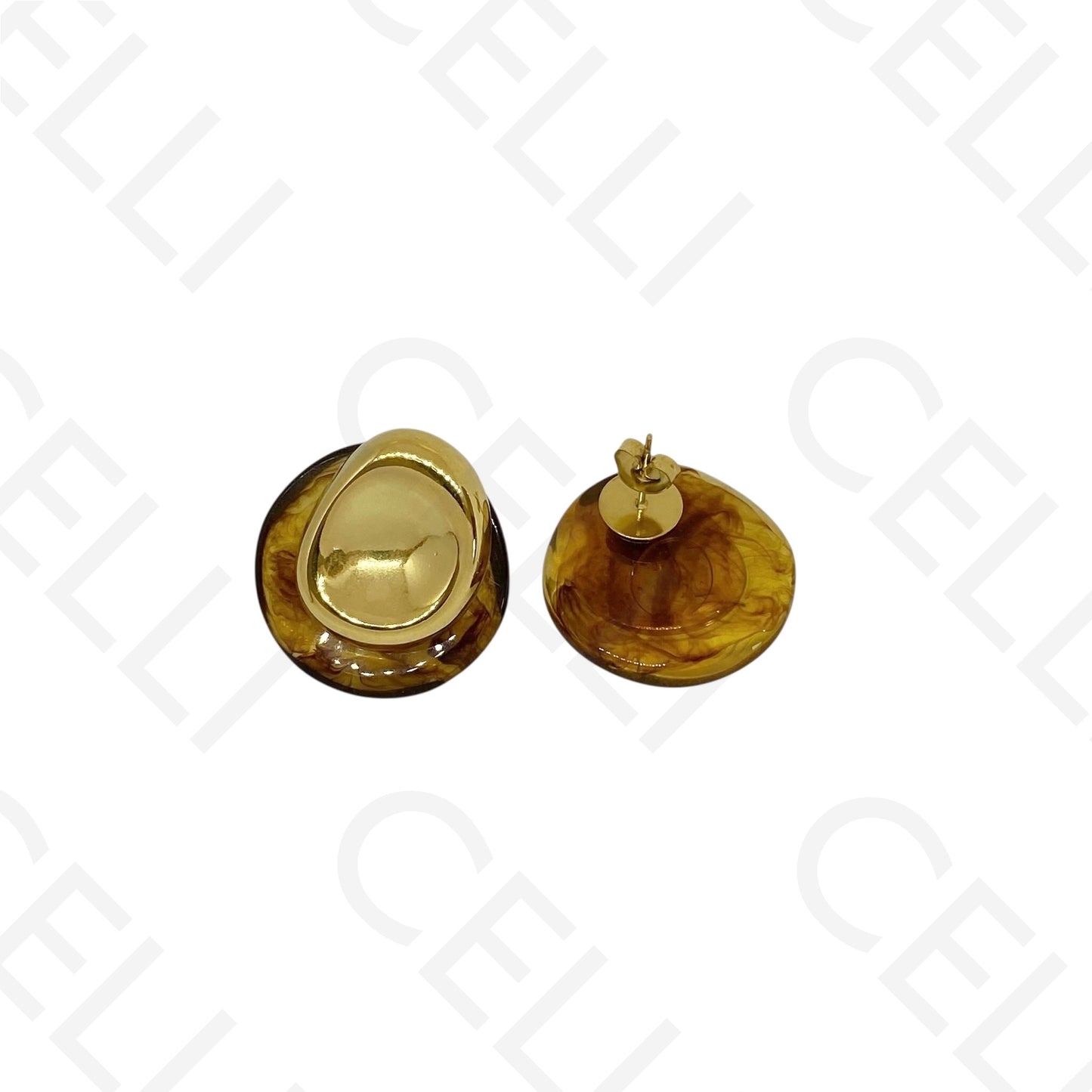 Pendiente de acero - con resina