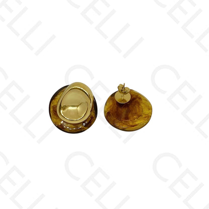 Pendiente de acero - con resina