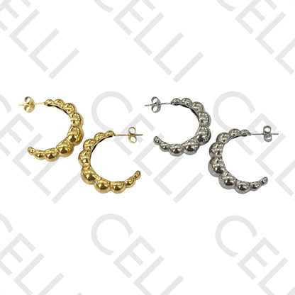 Steel Earring - Ball Style