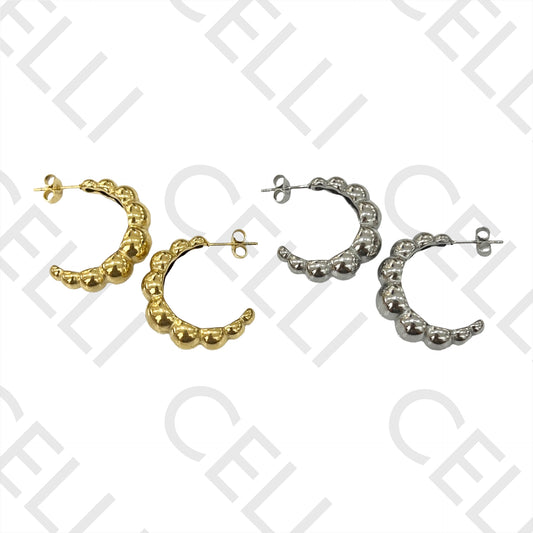 Steel Earring - Ball Style