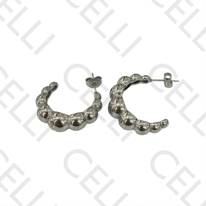 Steel Earring - Ball Style