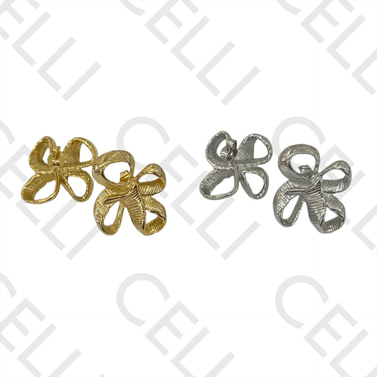 Steel Earring - Flower / Bow