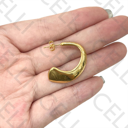 Pendiente de acero - curvo