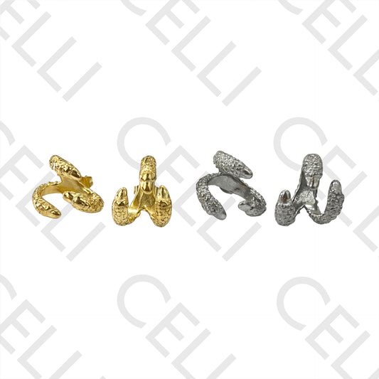 Steel Jump Ring - paw / claw