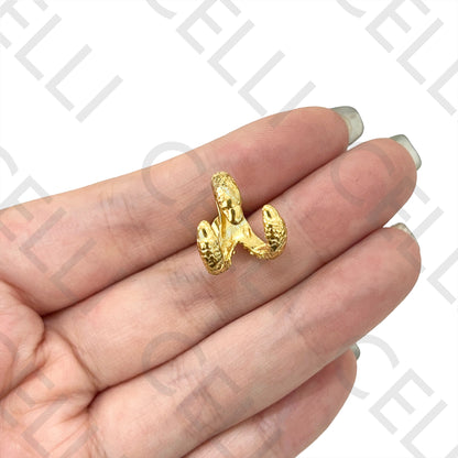 Steel Jump Ring - paw / claw