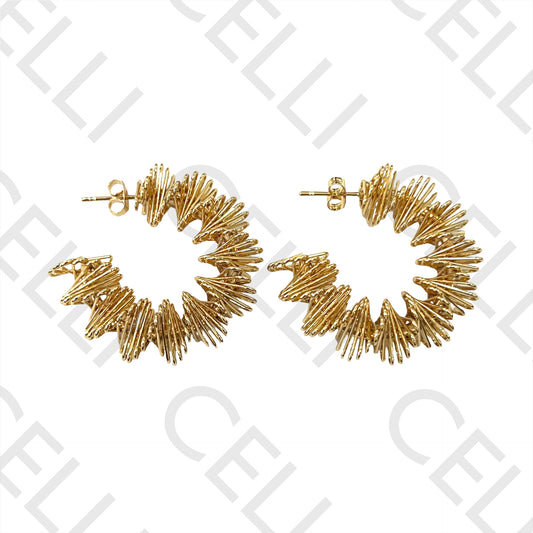 Steel Hoop Earring - wire