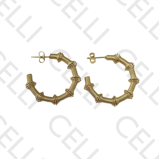 Steel Hoop Earring - wire