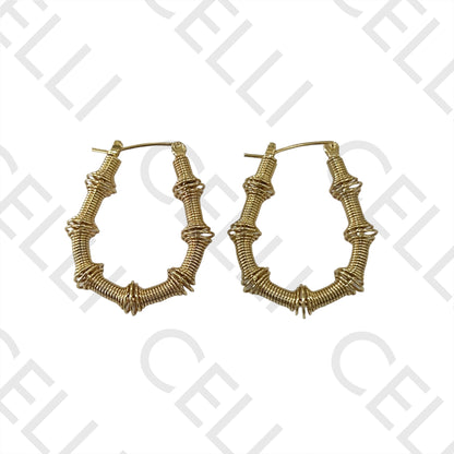 Brinco Argola de Aço - arame