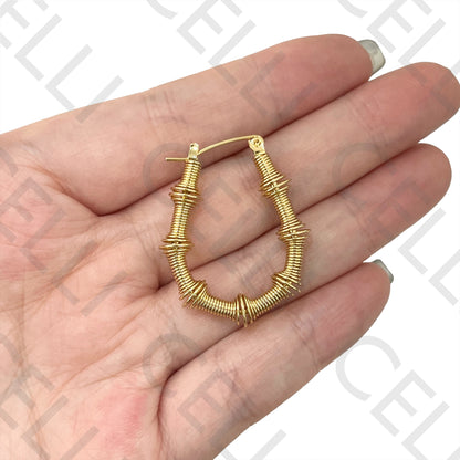 Brinco Argola de Aço - arame