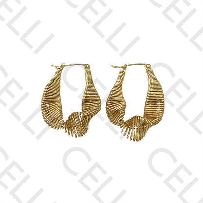 Steel Hoop Earring - wire