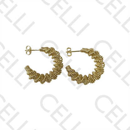 Steel Hoop Earring - wire