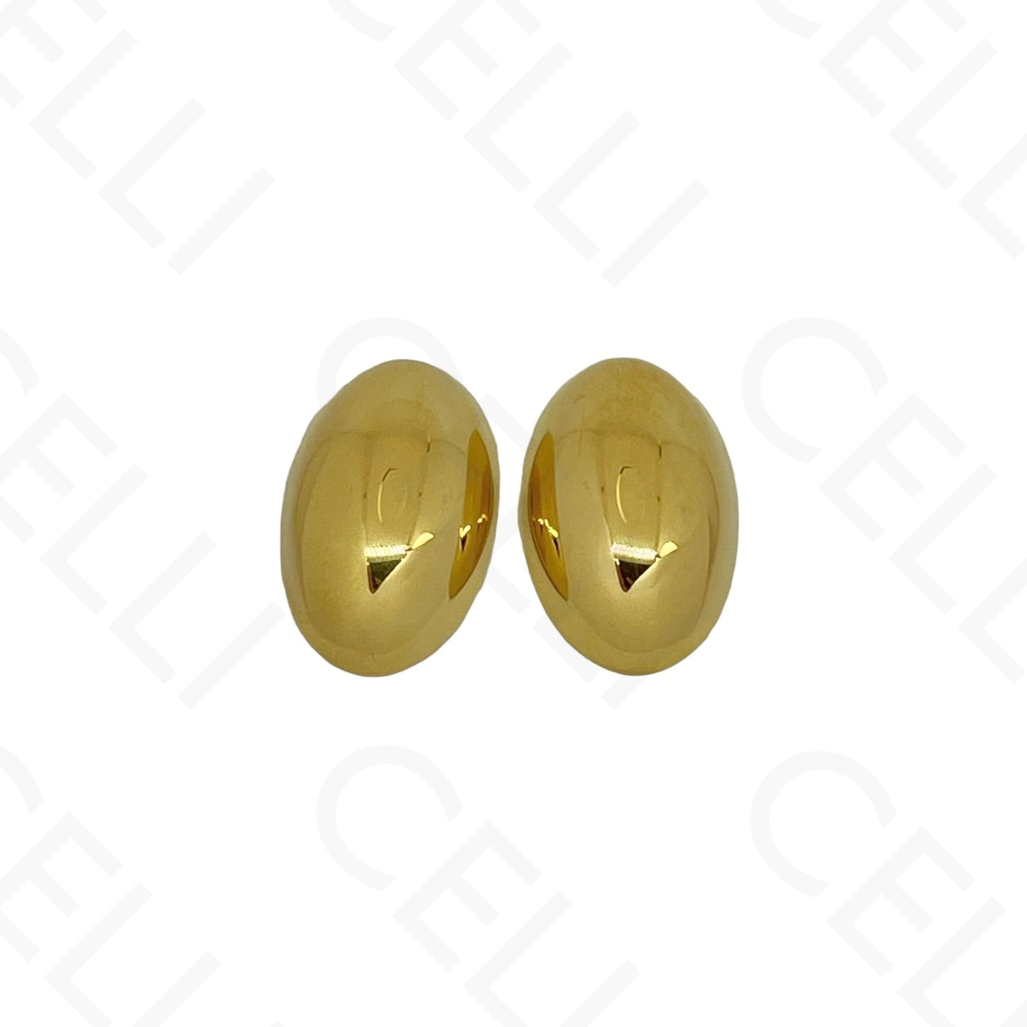 Brinco de aço - oval