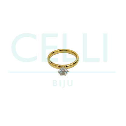 Steel Ring - alliance (solitaire)