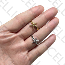 Cargar imagen en el visor de la galería, Anillo de acero - estrella de mar
